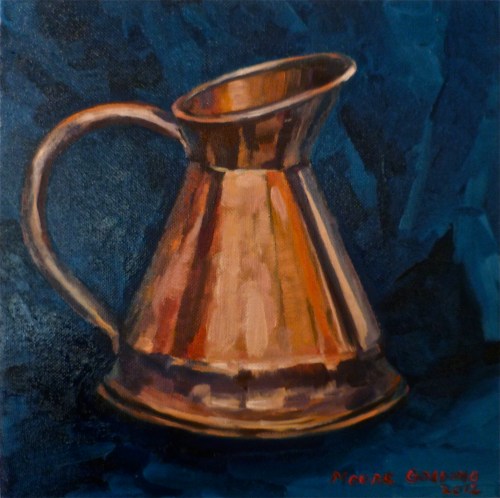 The copper jug.