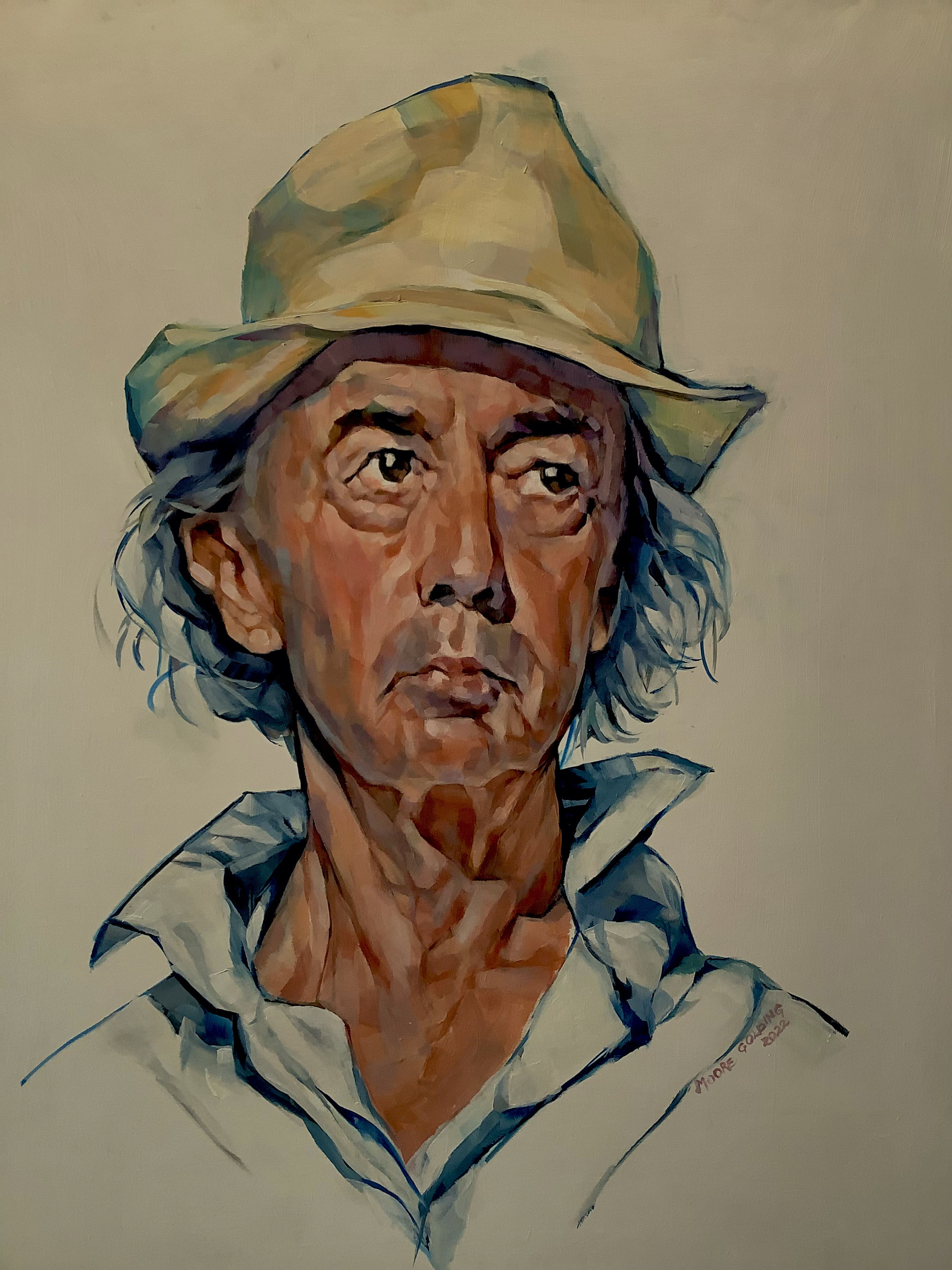 In Praise of Older Men. 54x44cm oil on board